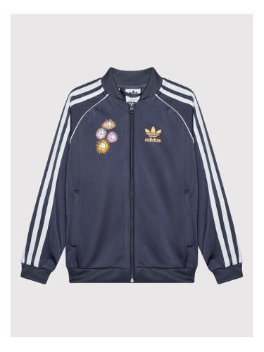 adidas Суитшърт KEVIN LYONS HC9442 Тъмносин Regular Fit