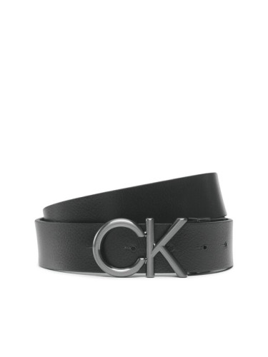 Calvin Klein Мъжки колан Adj/Rev Ck Metal Bombe Pb 35mm K50K510354 Черен