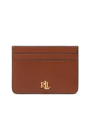 Lauren Ralph Lauren Калъф за кредитни карти Slim Card 432876732002 Кафяв