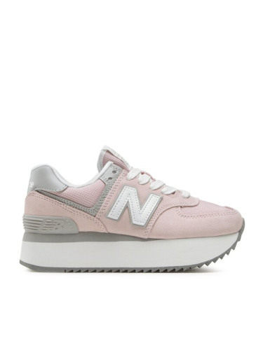 New Balance Сникърси WL574ZSE Розов