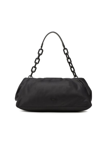 Calvin Klein Дамска чанта Soft Nylon Shoulder Bag Lg K60K610647 Черен