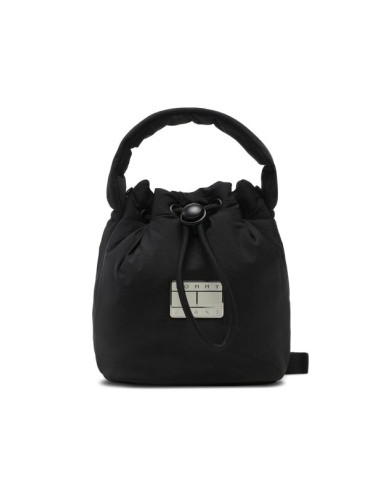 Tommy Jeans Дамска чанта Tjw Hype Conscious Bucket Bag AW0AW14142 Черен