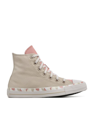 Converse Кецове Ctas Hi A02876C Бежов