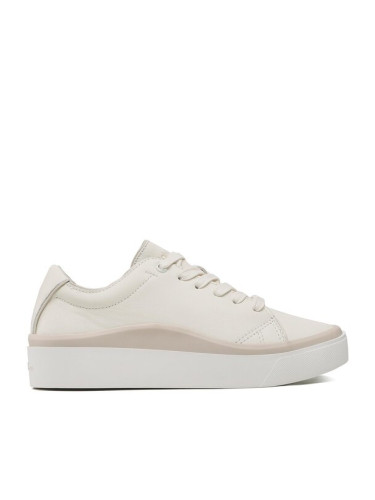 Calvin Klein Сникърси Cupsole Wave Lace Up HW0HW01349 Бежов