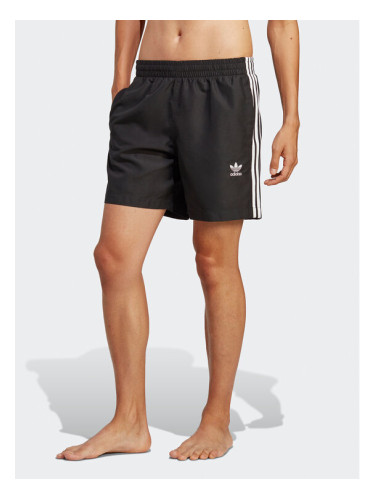 adidas Плувни шорти Originals Adicolor 3-Stripes Swim Shorts HT4406 Черен Regular Fit