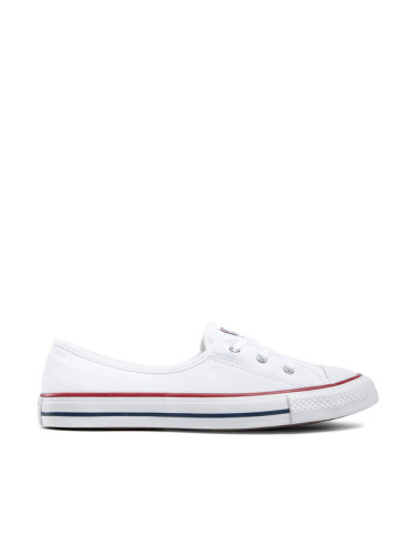 Converse Кецове Ctas Ballet Lace Slip 566774C Бял