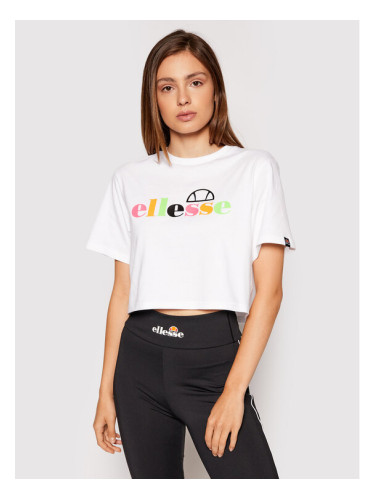 Ellesse Тишърт Cordela SGF10514 Бял Loose Fit