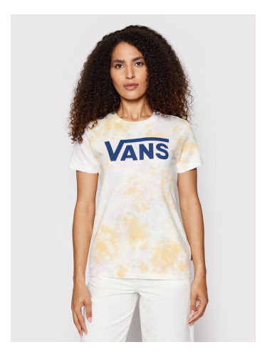 Vans Тишърт Logo Wash Crew VN0A7RSB Цветен Regular Fit