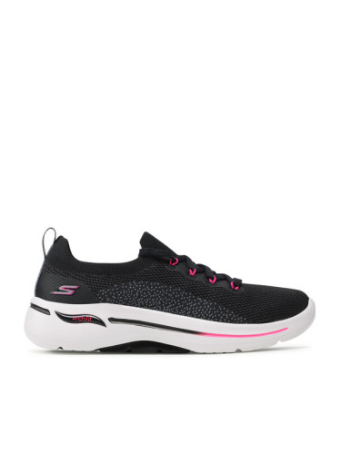 Skechers Сникърси Go Walk Arch Fit 124863/BKHP Черен