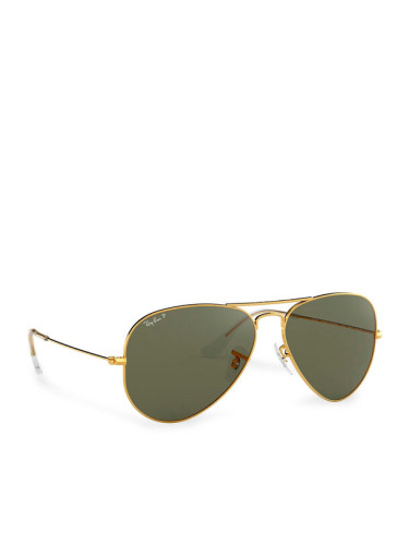 Ray-Ban Слънчеви очила Aviator 0RB3025 Златист