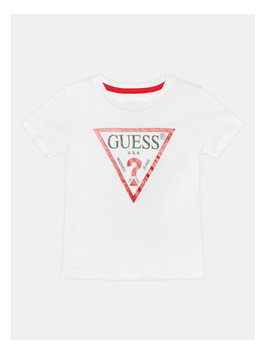 Guess Тишърт N73I55 K8HM0 Бял Regular Fit