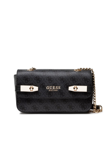 Guess Дамска чанта Zadie Logo Cnvrtble Xbdy Flap HWSG83 96210 Сив