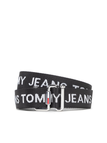 Tommy Jeans Дамски колан Tjw Essential Webbing Belt AW0AW11650 Черен