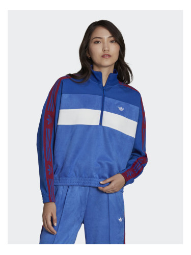 adidas Суитшърт HM1526 Син Relaxed Fit