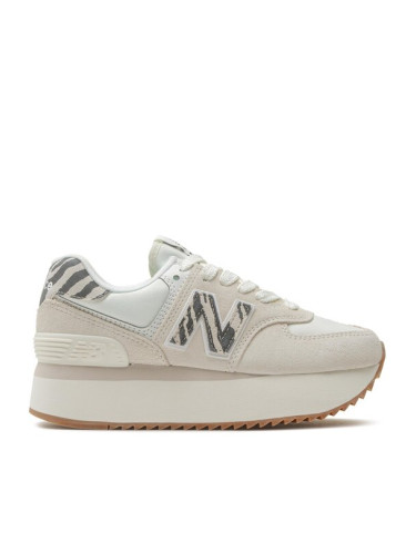 New Balance Сникърси WL574ZDD Екрю