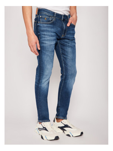 Calvin Klein Jeans Дънки тип Slim Fit Da142 J30J315354 Тъмносин Slim Fit