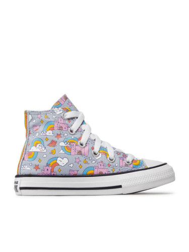 Converse Кецове Chuck Taylor All Star Rainbow Castles 372943C Син