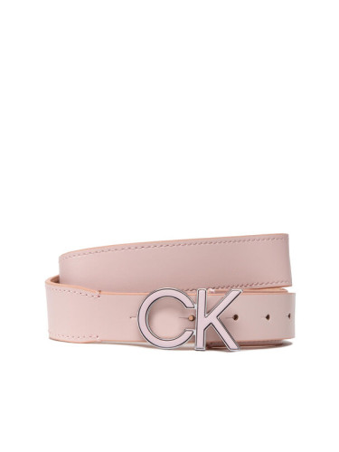 Calvin Klein Дамски колан Re-Lock Inlay Logo Belt 30Mm K60K609607 Розов