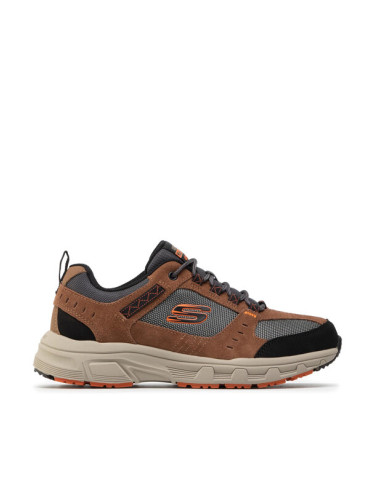 Skechers Туристически oбувки Oak Canyon 51893/BRBK Кафяв