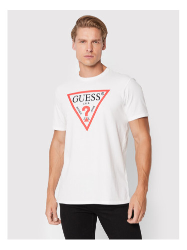 Guess Тишърт M2GI68 KBA60 Бял Regular Fit