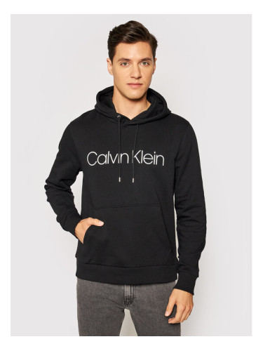 Calvin Klein Суитшърт Logo K10K104060 Черен Regular Fit