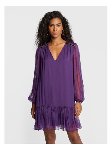 Nissa Коктейлна рокля RS13461 Виолетов Regular Fit