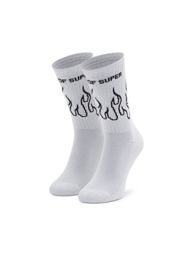 Vision Of Super Дълги чорапи unisex VSA00167CZ Бял