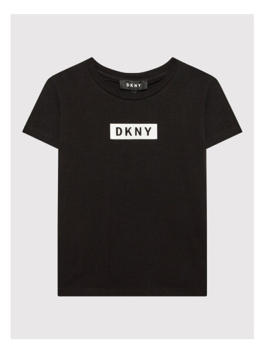 DKNY Тишърт D35R93 M Черен Regular Fit