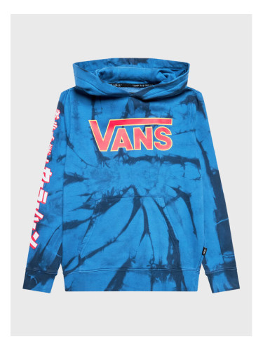 Vans Суитшърт SAILOR MOON Fleece Tie Dye VN0000AT Син Regular Fit