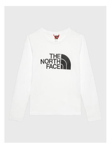 The North Face Блуза Easy NF0A7X5D Бял Regular Fit