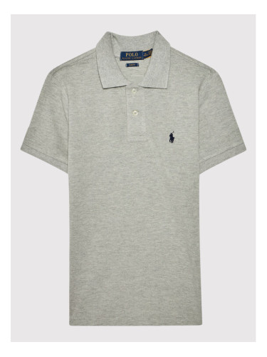 Polo Ralph Lauren Тениска с яка и копчета 323547926 Сив Slim Fit