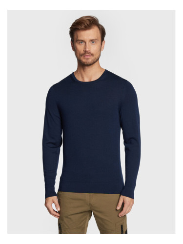 Calvin Klein Пуловер Superior K10K109474 Тъмносин Regular Fit