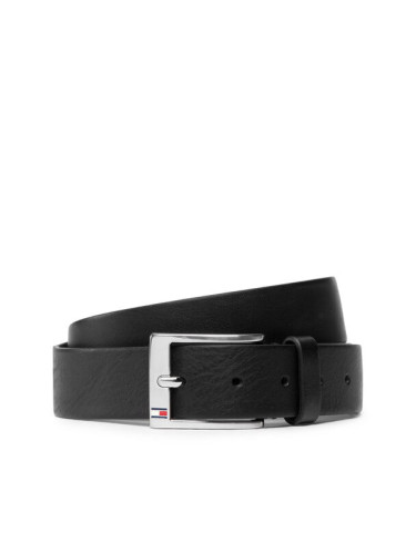 Tommy Hilfiger Мъжки колан New Aly Belt AM0AM08363 Черен