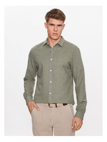 Only & Sons Риза 22012321 Зелен Slim Fit