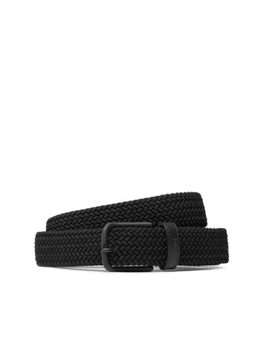 Trussardi Мъжки колан Belt H3 5 Cm Matt 71L00171 Черен