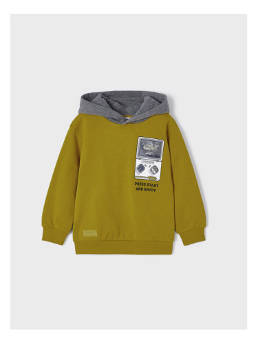 Mayoral Суитшърт 4455 Зелен Regular Fit