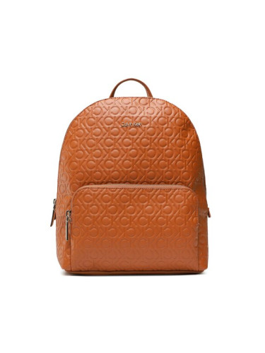 Calvin Klein Раница Ck Must Campus Backpack Embossed K60K610173 Кафяв