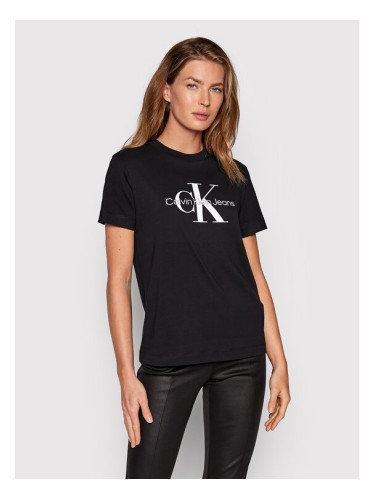 Calvin Klein Jeans Тишърт J20J219142 Черен Regular Fit