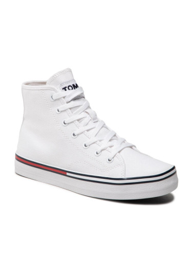 Tommy Jeans Сникърси Essential Mid Wmn EN0EN01797 Бял