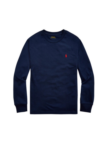 Polo Ralph Lauren Блуза Ls Cn 323843804002 Тъмносин Regular Fit