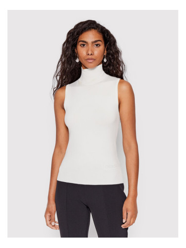 Guess Поло Zelinda W2YR32 Z2V62 Бял Slim Fit