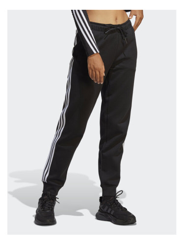 adidas Долнище анцуг Future Icons 3-Stripes Regular Tracksuit Bottoms HT4704 Черен Regular Fit