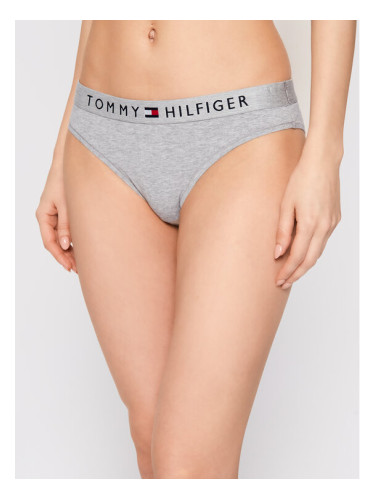 Tommy Hilfiger Класически дамски бикини Bikini UW0UW01566 Сив