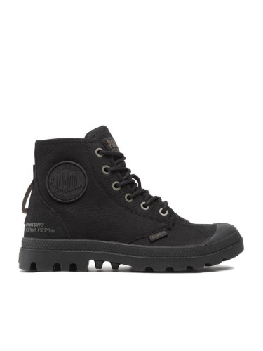 Palladium Туристически oбувки Pampa Hi Supply Lth 77963-001-M Черен