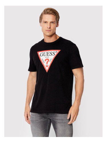 Guess Тишърт M2GI68 KBA60 Черен Regular Fit