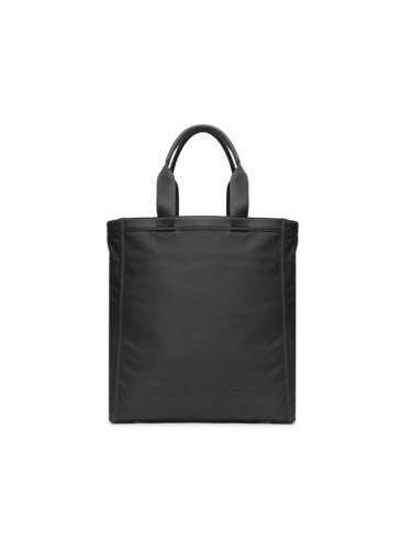 Calvin Klein Дамска чанта Ck Connect Tote Pu K40K401001 Черен