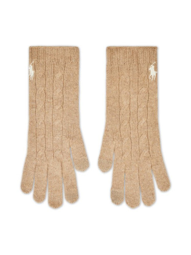 Polo Ralph Lauren Дамски ръкавици 455907236004 Кафяв