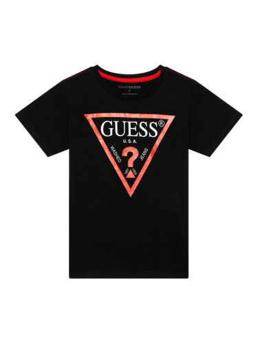 Guess Тишърт L73I55 K8HM0 Черен Regular Fit