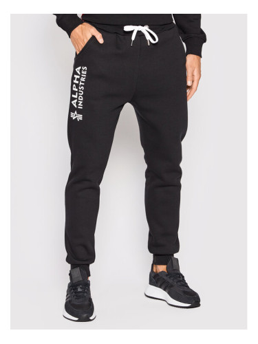 Alpha Industries Долнище анцуг Basic 116368 Черен Regular Fit