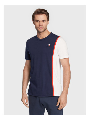 Le Coq Sportif Тишърт 2220287 Тъмносин Regular Fit